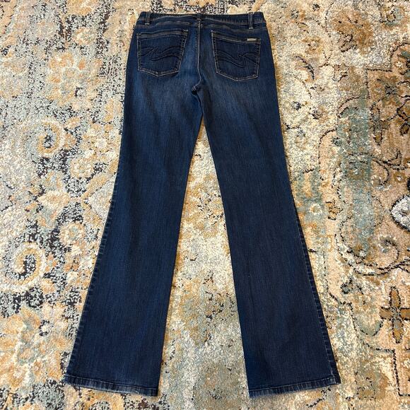 White House Black Market Mid-Rise Bootcut Jeans size 8R - Picture 4 of 9